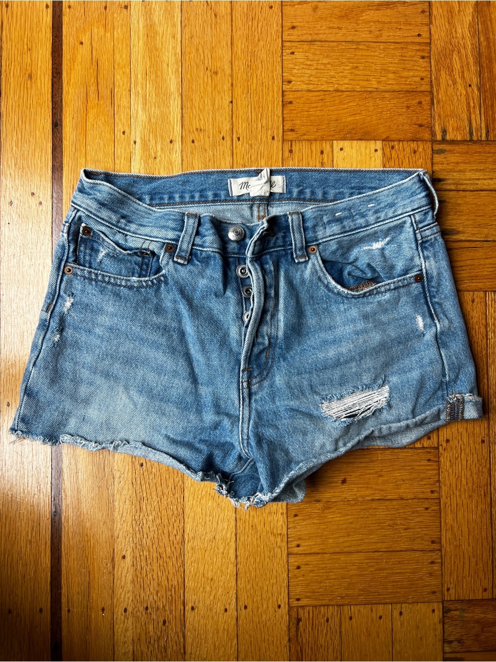 madewell denim cutoffs